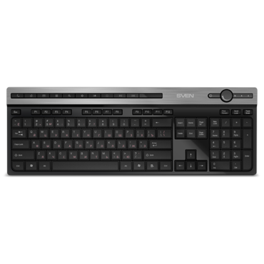 Клавиатура Sven KB-E5500W беспроводная, мультимедиа, USB, чёрный